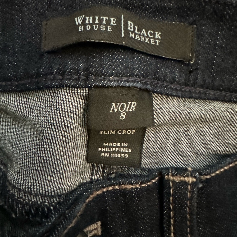 White House Black Market Indigo Straight Leg Jeans - Picture 2 of 4